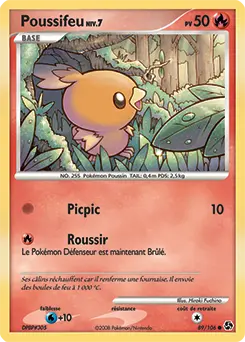 Carte Pokémon Poussifeu #89 — Duels au Sommet