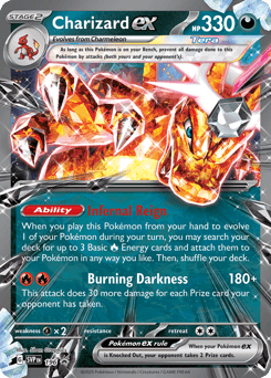 Carte Pokémon Dracaufeu-ex #196 — Promos Écarlate et Violet