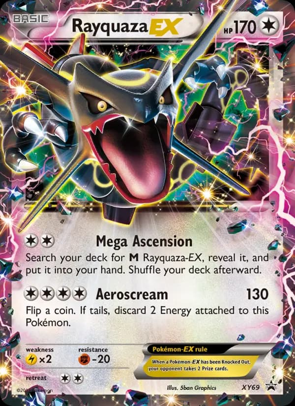 Rayquaza EX #XY69 — XY Promos