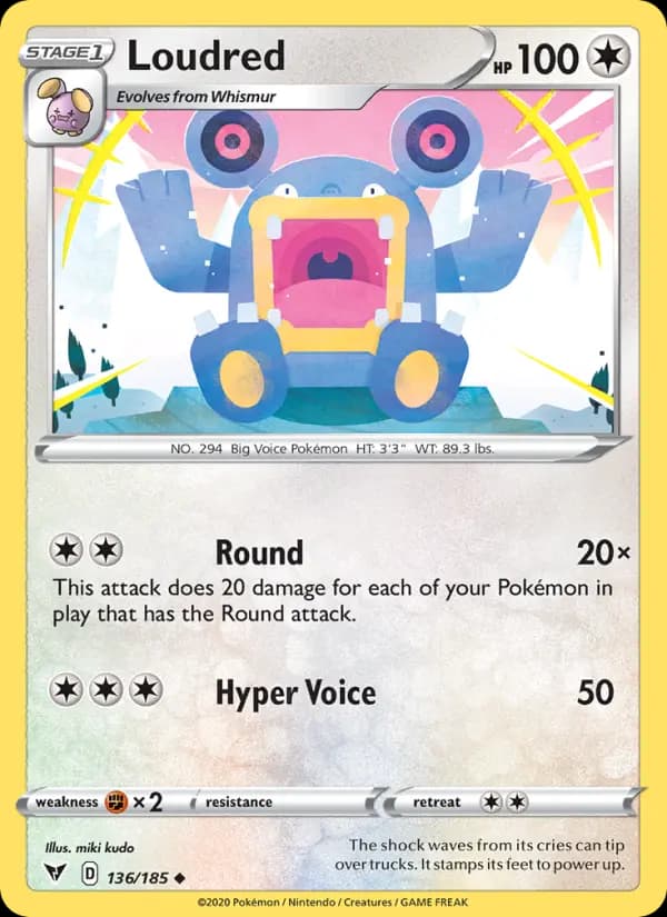 Loudred #136 — Vivid Voltage