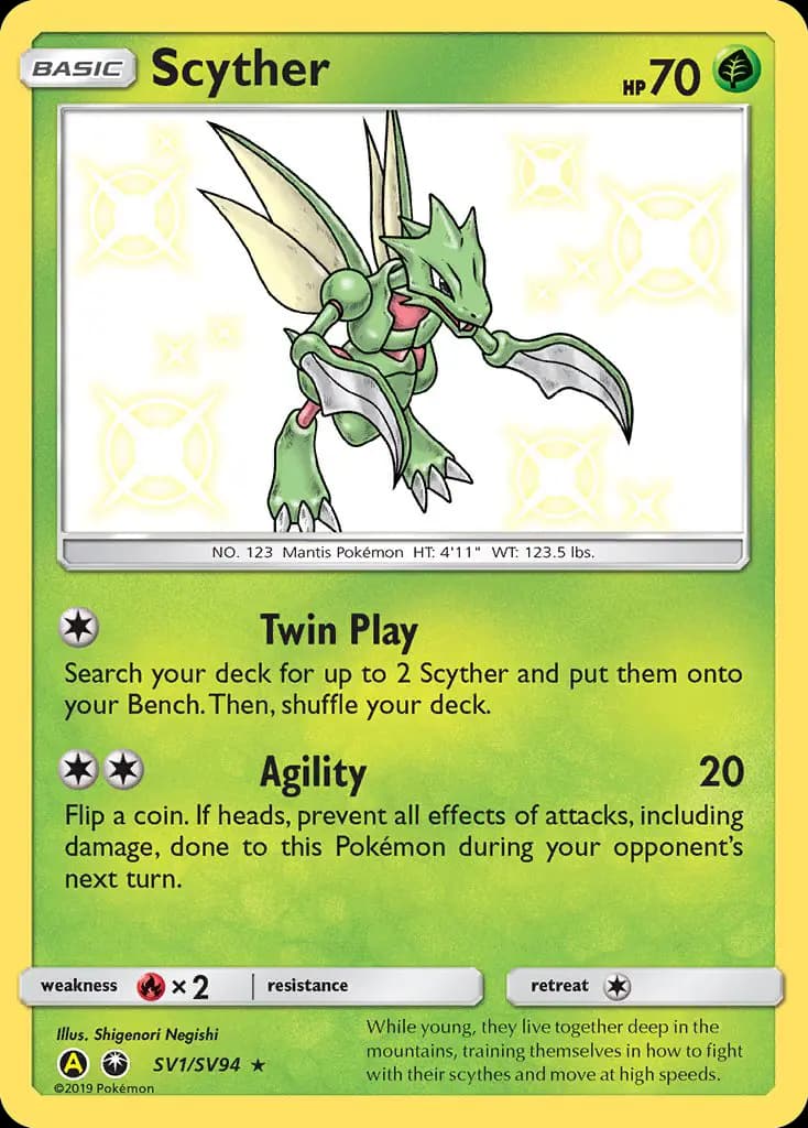 Scyther #SV1 — Hidden Fates