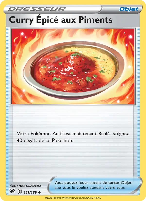 Carte Pokémon Curry Épicé aux Piments #151 — Astres Radieux