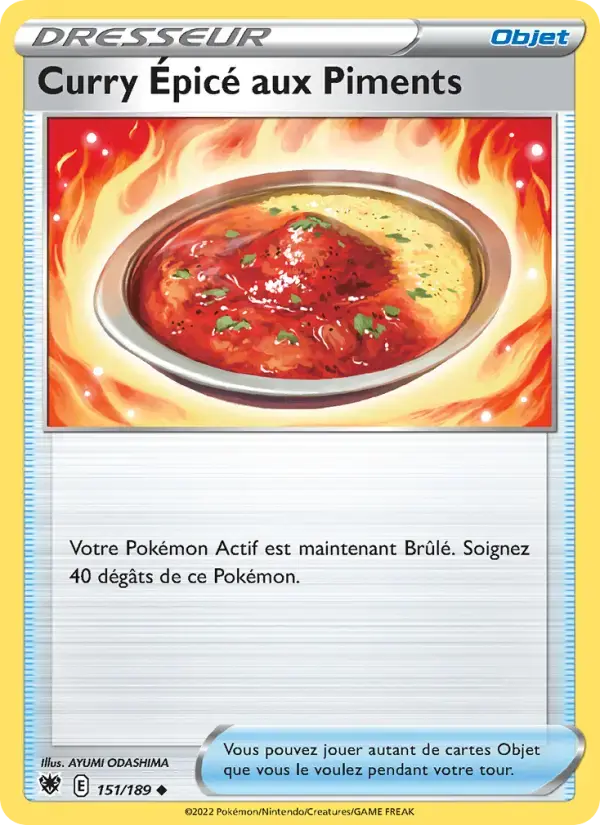 Carte Pokémon Curry Épicé aux Piments #151 — Astres Radieux