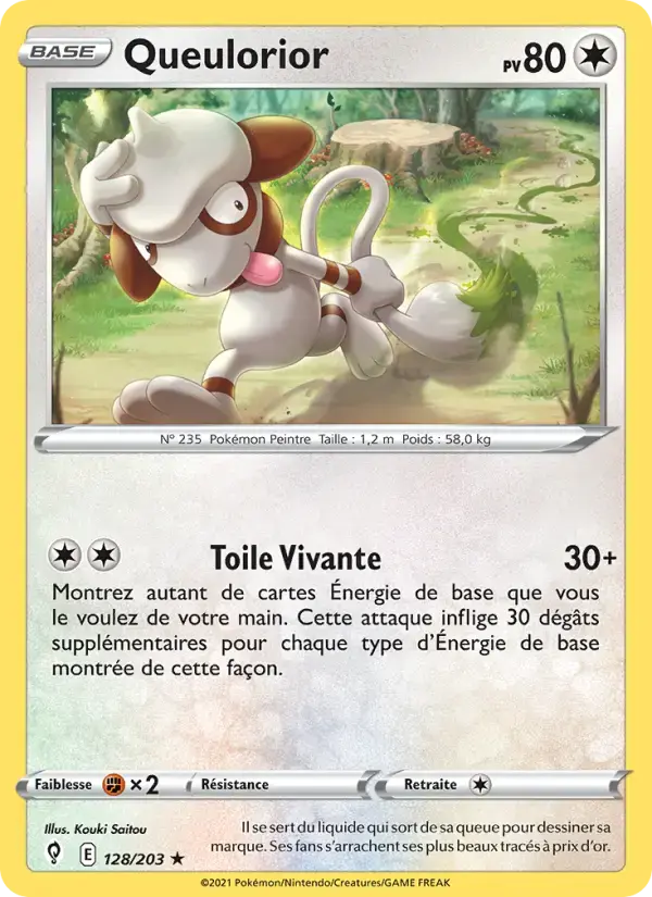 Carte Pokémon Queulorior #128 — Évolution Céleste