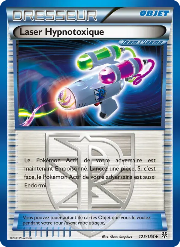 Carte Pokémon Laser Hypnotoxique #123 — Tempête Plasma