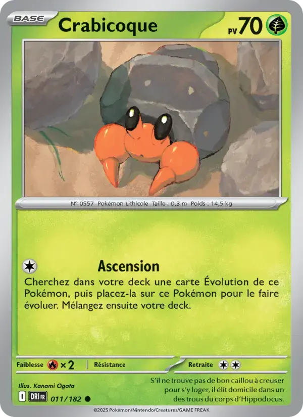 Carte Pokémon Crabicoque #011 — Rivalités Destinées