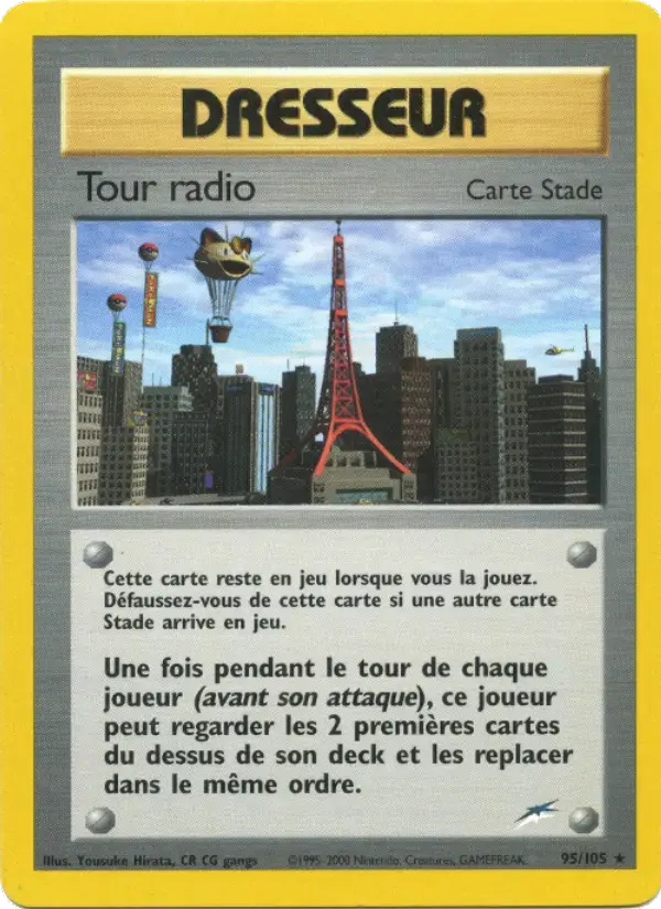 Carte Pokémon Tour radio #95 — Neo Destiny