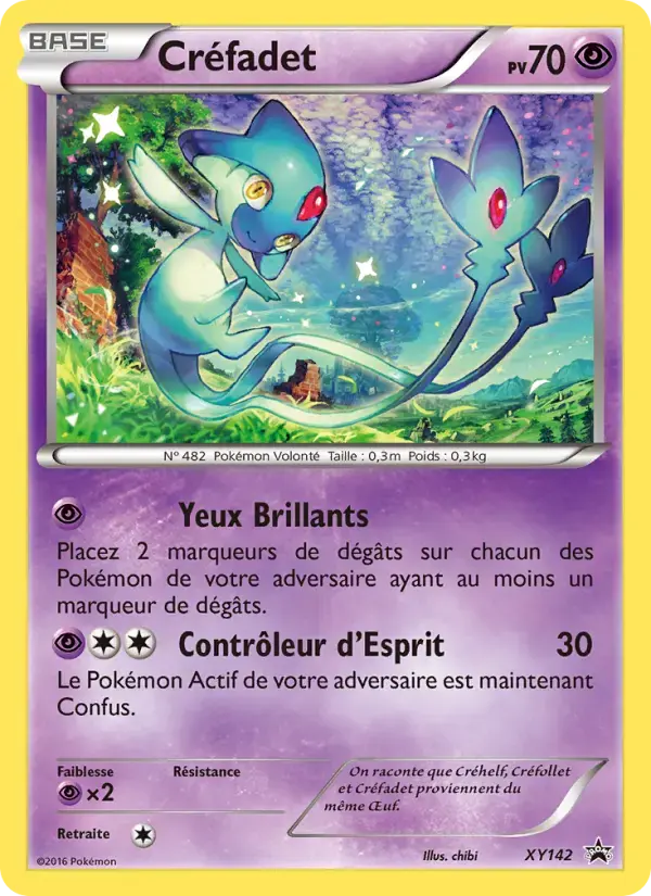 Carte Pokémon Créfadet #XY142 — Promos X&Y