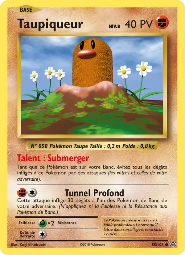 Carte Pokémon Taupiqueur #55 — Évolutions XY