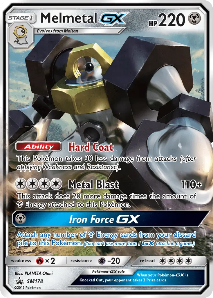 Carte Pokémon Melmetal GX #SM178 — Promos Soleil et Lune