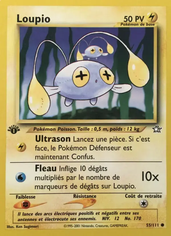 Carte Pokémon Loupio #55 — Neo Genesis
