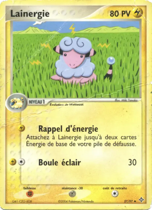 Carte Pokémon Lainergie #27 — Dragon