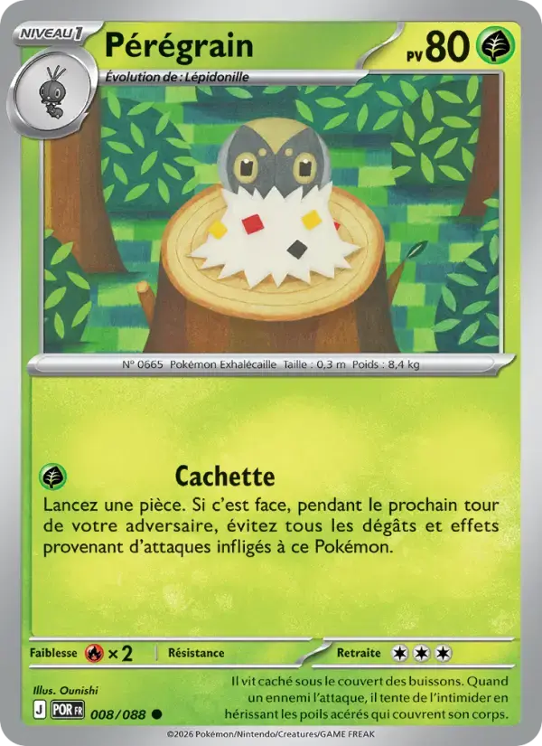 Carte Pokémon Pérégrain #008 — Équilibre Parfait