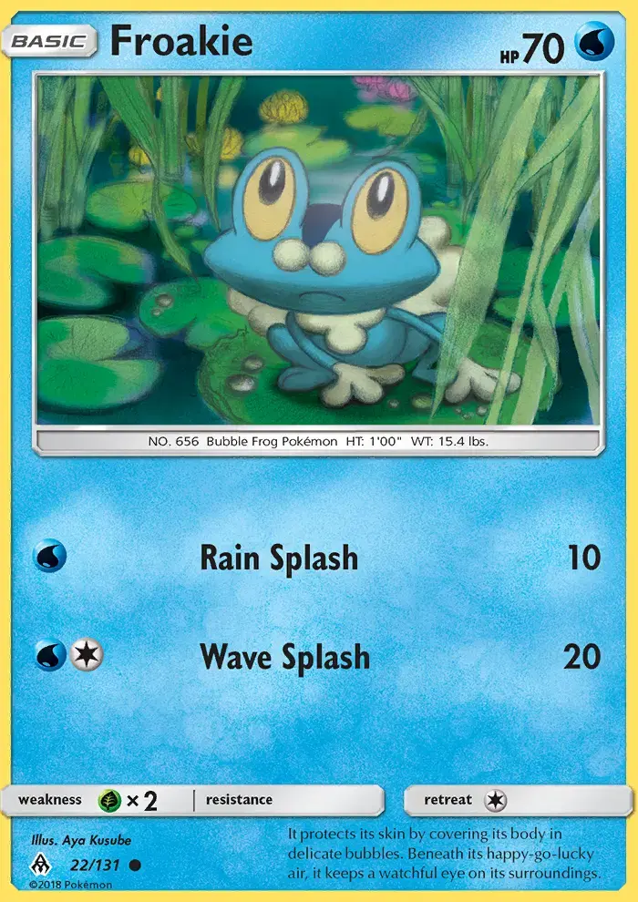 Froakie #22 — Forbidden Light