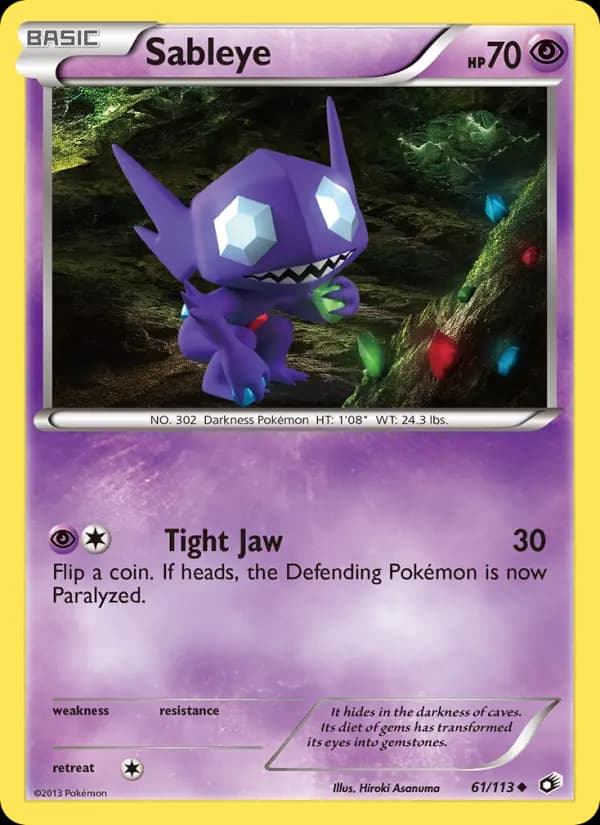 Sableye #61 — Legendary Treasures