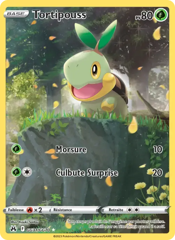 Carte Pokémon Tortipouss #GG31 — Zénith Suprême