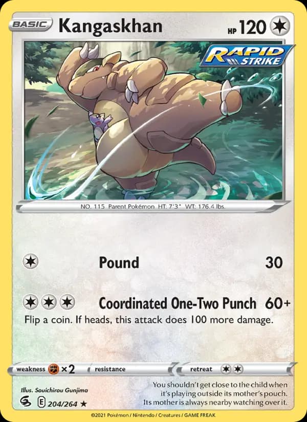 Kangaskhan #204 — Fusion Strike