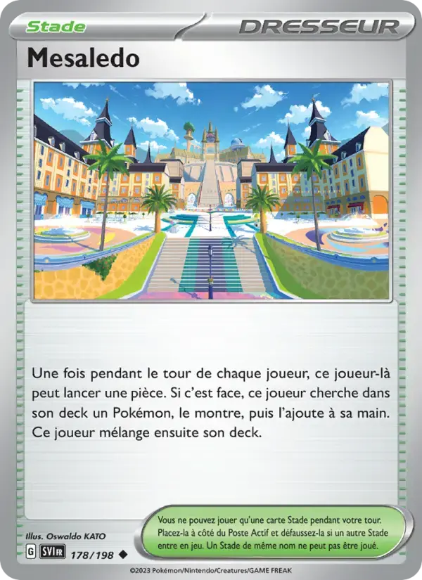 Carte Pokémon Mesaledo #178 — Écarlate et Violet