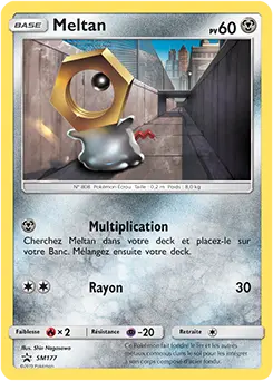 Carte Pokémon Meltan #SM177 — Promos Soleil et Lune