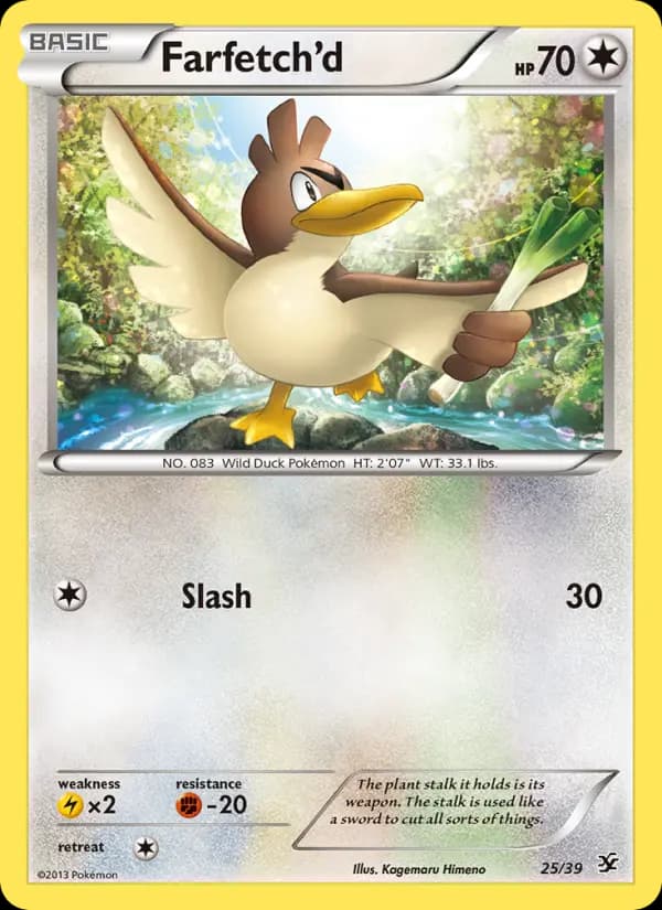Farfetch'd #25 — Kalos Starter Set