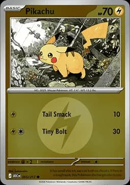 Pikachu #055 Non Holo — Ascended Heroes