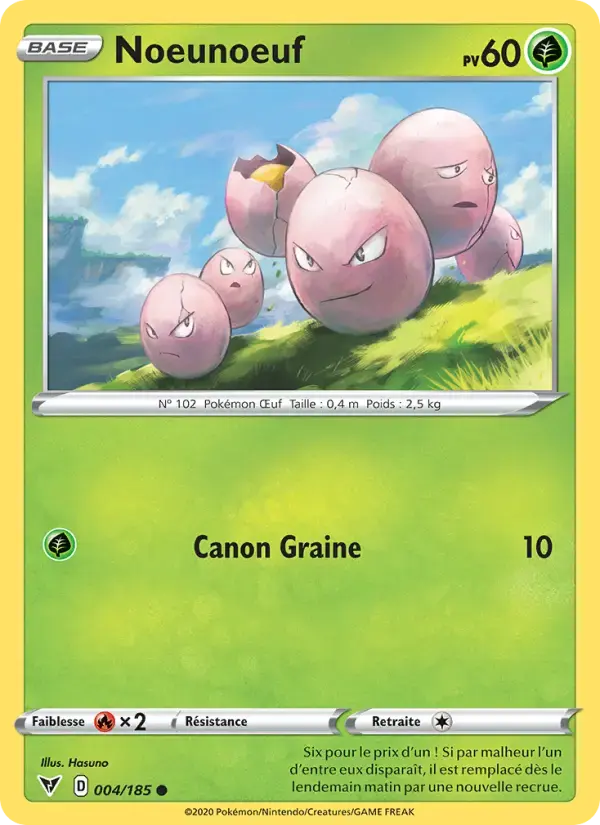 Carte Pokémon Noeunoeuf #4 — Voltage Éclatant