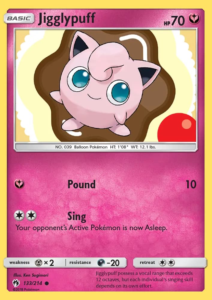 Jigglypuff #133 — Lost Thunder