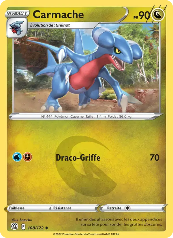 Carte Pokémon Carmache #108 — Stars Étincelantes