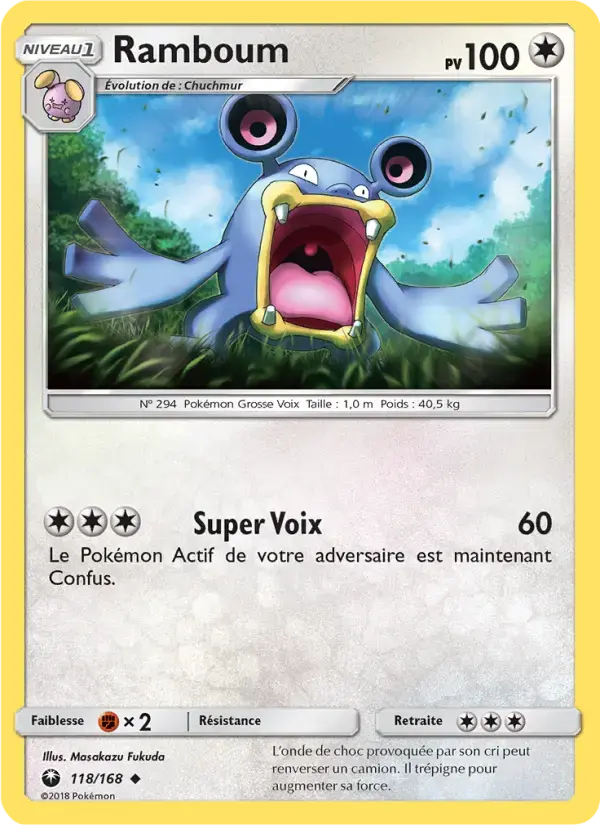 Carte Pokémon Ramboum #118 — Tempête Céleste