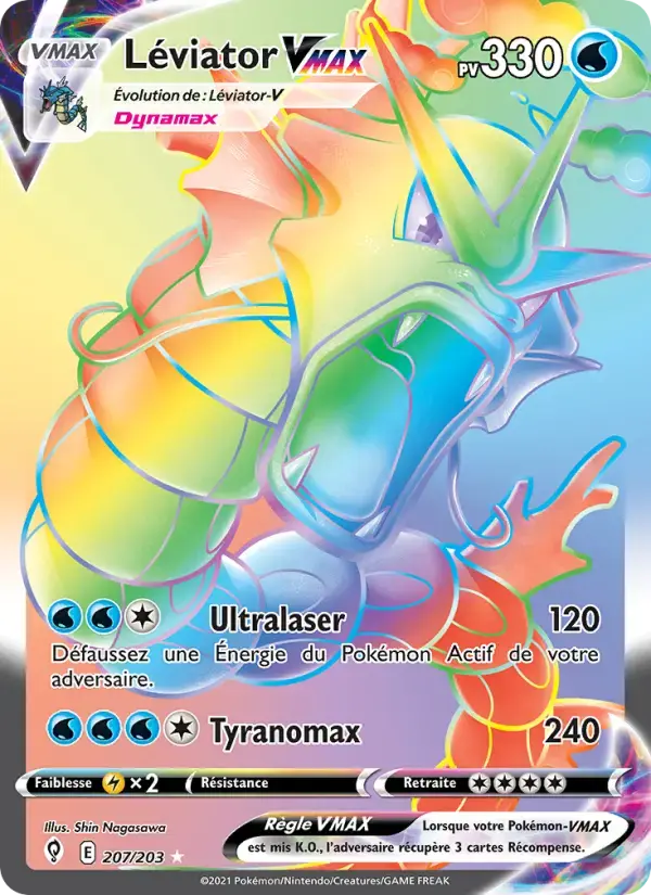 Carte Pokémon Léviator VMAX #207 — Évolution Céleste