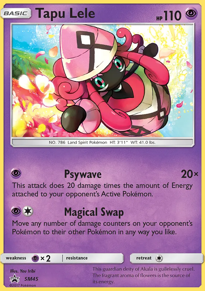 Carte Pokémon Tokopiyon #SM45 — Promos Soleil et Lune