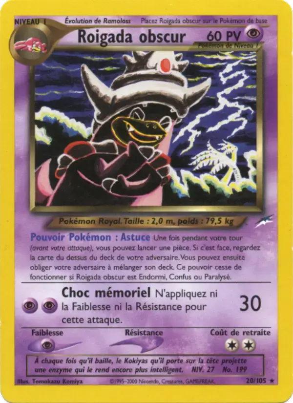 Carte Pokémon Roigada obscur #20 — Neo Destiny