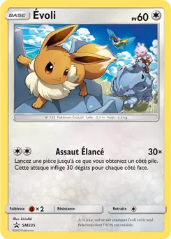 Carte Pokémon Évoli #SM235 — Promos Soleil et Lune