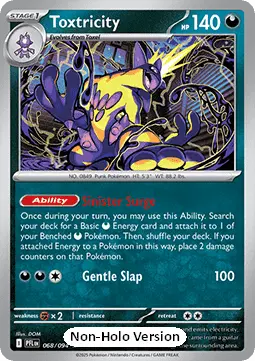 Toxtricity #068 Non Holo — Phantasmal Flames