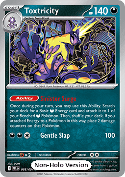 Toxtricity #068 Non Holo — Phantasmal Flames