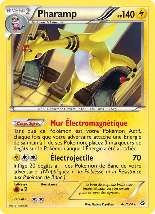 Carte Pokémon Pharamp #40 — Dragons Exaltés