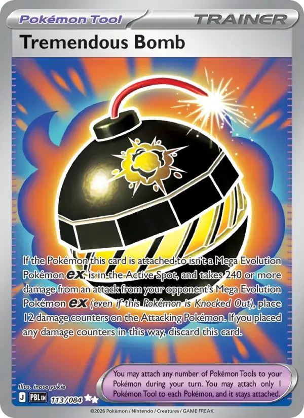 Tremendous Bomb #113 — Pitch Black