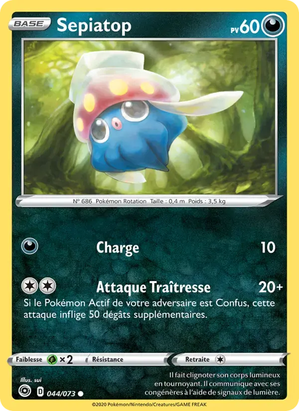 Carte Pokémon Sepiatop #44 — La Voie du Maître
