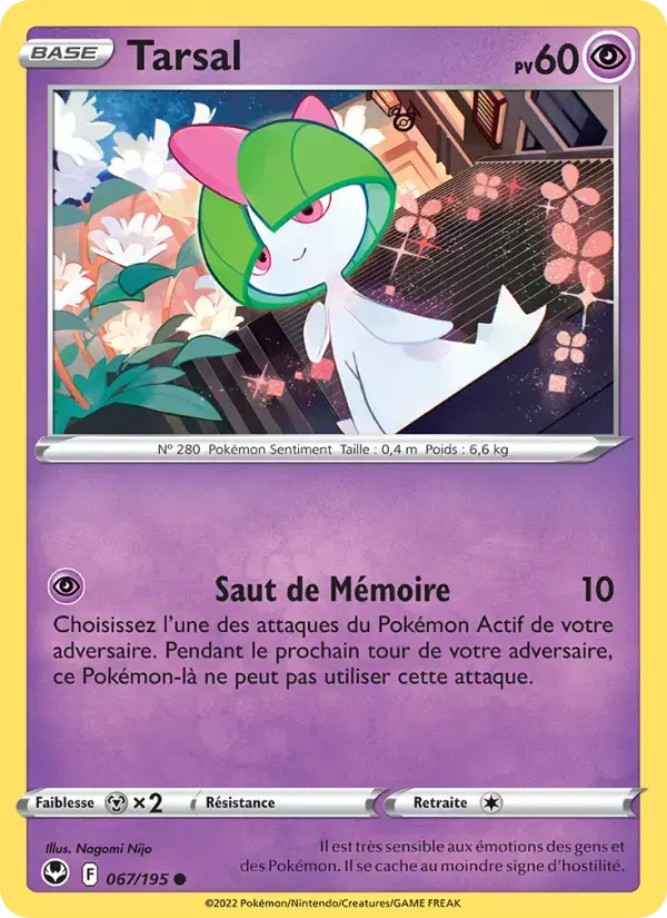 Carte Pokémon Tarsal #067 — Tempête Argentée