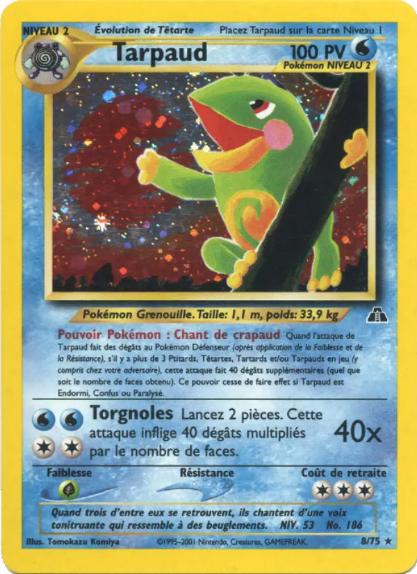 Carte Pokémon Tarpaud #8 — Neo Discovery