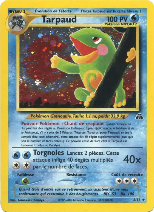 Carte Pokémon Tarpaud #8 — Neo Discovery
