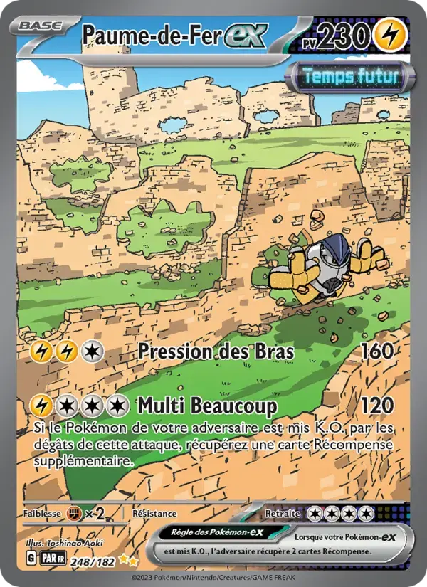 Carte Pokémon Paume-de-Fer-ex #248 — Faille Paradoxe
