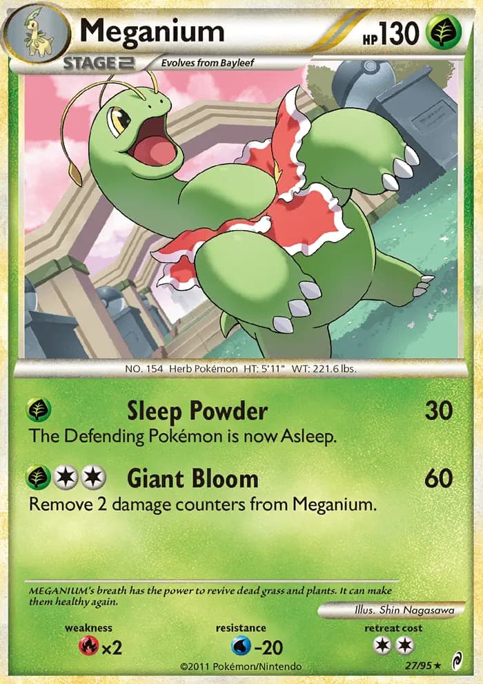 Carte Pokémon Méganium #27 — L'Appel des Légendes