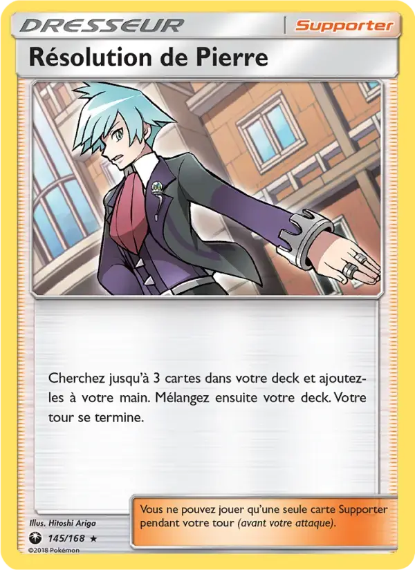Carte Pokémon Résolution de Pierre #145 — Tempête Céleste