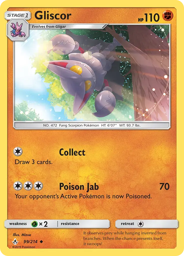 Gliscor #99 — Unbroken Bonds