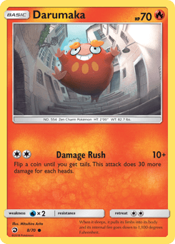 Carte Pokémon Darumarond #8 — Majesté des Dragons