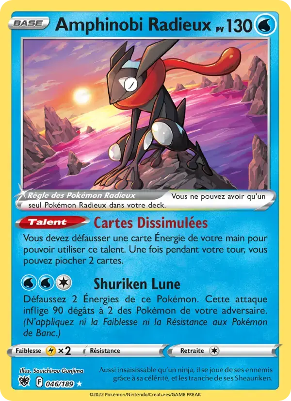 Carte Pokémon Amphinobi Radieux #046 — Astres Radieux