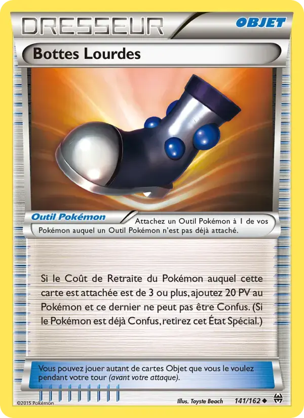 Carte Pokémon Bottes Lourdes #141 — Impulsion Turbo