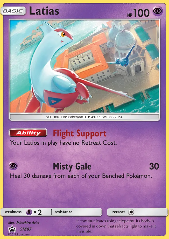 Carte Pokémon Latias #SM87 — Promos Soleil et Lune