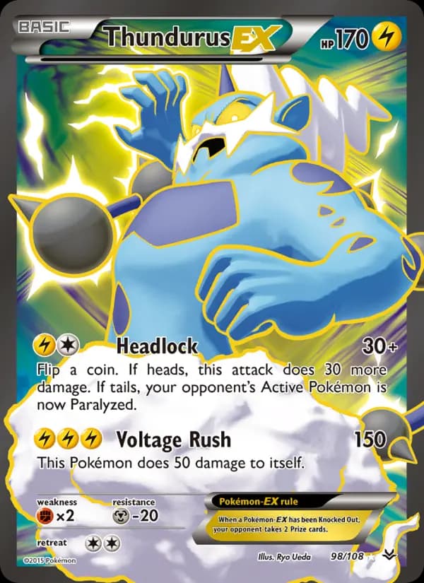 Thundurus EX #98 — Roaring Skies